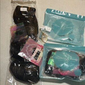 Brown Hair Extensions 2 sets